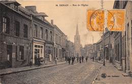 59-DENAIN- RUE DE L'EGLISE - Denain