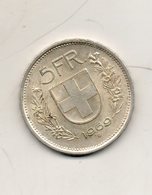 Suisse. 5 Francs 1969 B - 5 Franken