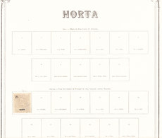 HORTA ESPAGNOLE Timbre Sur Feuille D Album - Horta