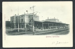 +++ CPA - Bahnhof HERBESTHAL - Gare - Statie - Station   // - Lontzen