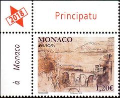 CEPT / Europa 2018 Monaco N° 3138 ** Pont Et Viaduc - Bdf - - 2018