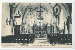 52 Haute Marne Longeau Intérieur De L'église Ed Glb Besançon Photo Chatelet A Freigney - Le Vallinot Longeau Percey