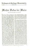 Meister Lukas (Cranach) , Der Maler / Artikel, Entnommen Aus Zeitschrift /1936 - Bücherpakete