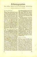 Lebensgezeiten (Von Univ.Prof. Heilpach)  / Artikel, Entnommen Aus Zeitschrift /1936 - Colis
