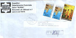 Romania - Registered  Letter Circulated In 1997  - 2/scans - Briefe U. Dokumente