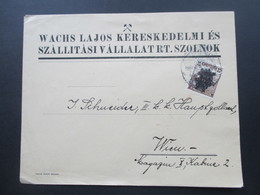 Ungarn - Österreich 1920 Nr. 299 EF  Nach Wien Gelaufen. Schnitter / Weizengarbe. Wachs Lajos Kereskedelmi ES - Lettres & Documents