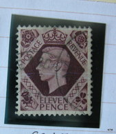 GREAT BRITAIN 1939. 11d. King George VI And National Emblem. SG 474A. Used. - Ongebruikt