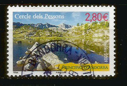 Camí Del Cercle De Pessons, Lac De Haute Montagne, Oblitéré 1 ère Qualité 2009,haute Faciale - Oblitérés