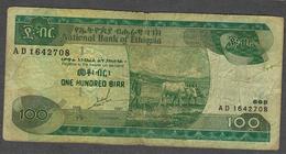 ETHIOPIA  P50a 100 BIRR 1989 / 1997   FINE Only 1 P.h. ! - Ethiopie