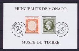 Monaco: Block  58a  Mi 2086- 2087 Bl 56 Postfrisch/neuf Sans Charniere /MNH/** Non Detelé Imperforated Ungezahnt - Blocks & Sheetlets
