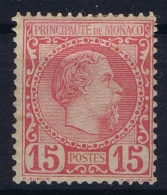 Monaco:  Yv 5  Mi 5  MH/* Flz/ Charniere - Unused Stamps