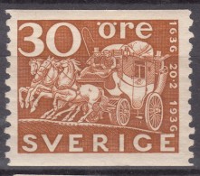 Sweden 1936 Mi#232 A, Mint Hinged - Ongebruikt