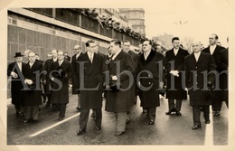 Postcard / ROYALTY / Belgique / België / Roi Baudouin / Koning Boudewijn / Porte Louise / 1957 / Bruxelles - Public Transport (surface)