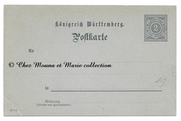 WURTTEMBERG ALLEMAGNE 2 PFENNIG - ENTIER POSTAL - Ganzsachen