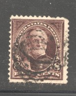 1890  William T. Sherman  8 Cents  Sc 225  Used - Ongebruikt