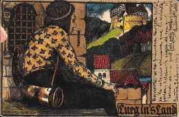 [DC11968] CPA - FERDINAND SPIEGEL - LUEG IN'S LAND - PERFETTA - Viaggiata 1904 - Old Postcard - Spiegel, Ferdinand