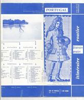 Dépliant Touristique, Portugal ,itinéraire Routier , 12 Pages , 3 Scans , Frais Fr 1.95 E - Dépliants Touristiques