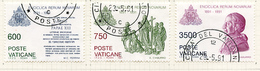 1991 - VATICANO - VATIKAN - Unif. 913/915 -  USED - (VAT.2646 - 32..) - Usados