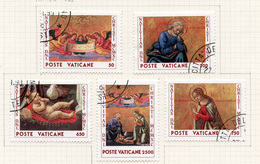 1990 - VATICANO - VATIKAN - Unif. 896/900 -  USED - (VAT.2646 - 33..) - Used Stamps