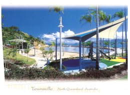 (522) Australia - (with Stamp At Back Of Card) QLD - Townsville - Townsville