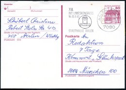 1983 (29.8.) 7080 AALEN 1, Maschinen-Werbestempel XIII. Internat. Limeskongress (Limes-Wachturm), Bedarfskarte (Bo.46 A) - Other & Unclassified