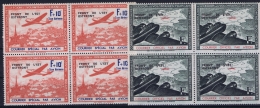 France : Yvert 4 - 5 4-blocks  Postfrisch/neuf Sans Charniere /MNH/** 1942 - Francobolli Di Guerra