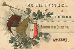 Suisse ; Lucerne : Societé Française De Bienfaisance - Luzern