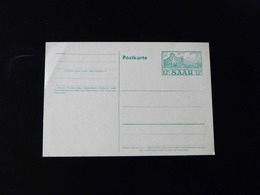 CARTE ENTIER POSTAL   12 F SAAR - Postal Stationery