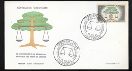 Congo  FDC  Lettre Illustrée Premier Jour Brazzaville 10/1/1963 N°158 Déclaration Universelle Des Droits De L'Homme TB - FDC