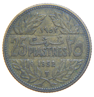 [NC] LIBANO - 25 PIASTRES - 1952 - Liban