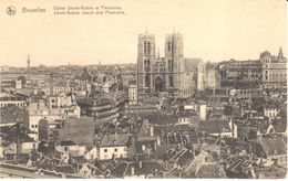 Bruxelles - CPA - Brussel - Eglise Sainte-Gudule Et Panorama - Panoramic Views