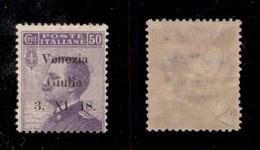 0445 OCCUPAZIONI - VENEZIA GIULIA - 1918 - Saggio - 50 Cent Michetti (S1) Nuovo Con Gomma - Diena (1.400) - Altri & Non Classificati