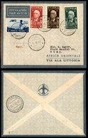 1027 ITALIA - POSTA AEREA - 1936 (18 Maggio) - Addis Abeba Roma (419 - Longhi 36UL) - Aerogramma Con Affrancatura Mista  - Autres & Non Classés