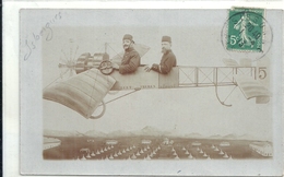 CARTES TOP 2018 - OAS DE CALAIS - 62 - ISBERGUES - Carte Photo - Deux Aviateurs Edouard De Hurtevent Et Son Fils - Isbergues