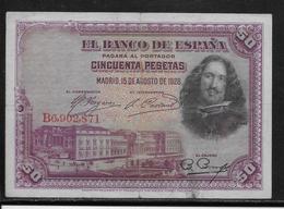 Espagne - 50 Pesetas - 1928 - Pick N°75 - TB - 50 Pesetas