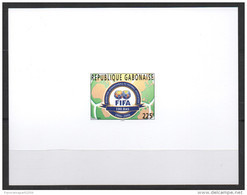 Gabon Gabun 2004 Proof épreuve De Luxe FIFA 100 Ans Football Soccer Fußball 1904-2004  Rare !! - Andere & Zonder Classificatie