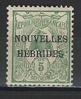 Nouvelles Hébrides Yv. 1, Mi 10 * - Neufs