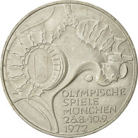 Monnaie, République Fédérale Allemande, 10 Mark, 1972, Karlsruhe, SPL, KM 133 - Andere & Zonder Classificatie