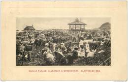 UK - Essex - Clacton On Sea - Marine Parade Bandstand & Greensward 1911 - Clacton On Sea