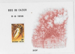 Bloc Feuillet Belgique Bois Du Cazier 8.8.1956 - 1924-1960