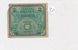 Billets -B3309 - France - 2 Francs émis En France En 1944  (type, Nature, Valeur, état... Voir  Double Scan) - Andere & Zonder Classificatie