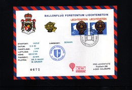 Austria / Oesterreich 1983 Pro Juventute Ballonpost  Liechtenstein - Ballonpost