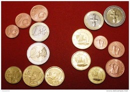 * GREECE: CYPRUS ★ EURO SET 8 COINS 2016 UNC! SHIPS AND ANIMALS! LOW START ★ NO RESERVE! - Cyprus