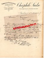 16- ANGOULEME - RARE LETTRE MANUSCRITE SIGNEE  THEOPHILE SUDRE- MARCHAND DE VINS-RUE LECLERC CHAUVIN-RUE JUIFS-1897 - Straßenhandel Und Kleingewerbe