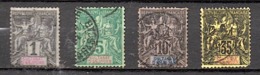 ANJOUAN N° 1  4  5 Et 17 (YT) VALEUR 26,85 € PHOTOS R/V - Used Stamps