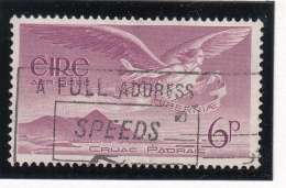 Ireland 1948-65 Used Scott #C3 6p Angel Over Croagh Patrick - Poste Aérienne