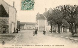 - COURSON Les Carrières - L'entrée Du Pays, Côté Auxerre  (animée)  -17278- - Courson-les-Carrières
