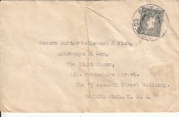 Ireland 1940 Cover To USA Franked Scott #68 Or #109 - Lettres & Documents