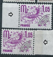 [23] Variété : Préos  N° 148 Scorpion Papier Sur Fond Teinté + Normal ** - Unused Stamps