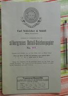 Papier Carl Schleicher Und Schüll, Düren Rheinland - Silbergraues Detail Zeichenpapier N°461 - 1884 - Imprenta & Papelería